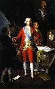 Francisco de Goya Portrait of Jose Monino, 1st Count of Floridablanca and Francisco de Goya oil painting
